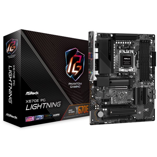 ASRock X670E PG Lightning DDR5 Mainboard