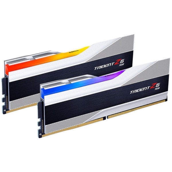 G.SKILL Trident Z5 RGB, DDR5-5600, CL40, XMP 3.0 - 32 GB Dual-Kit, Silber