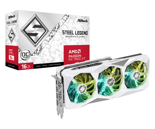 ASRock Radeon RX 7800 XT Steel Legend OC