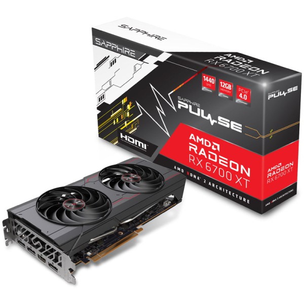 SAPPHIRE Pulse Radeon RX 6700 XT Gaming 12G