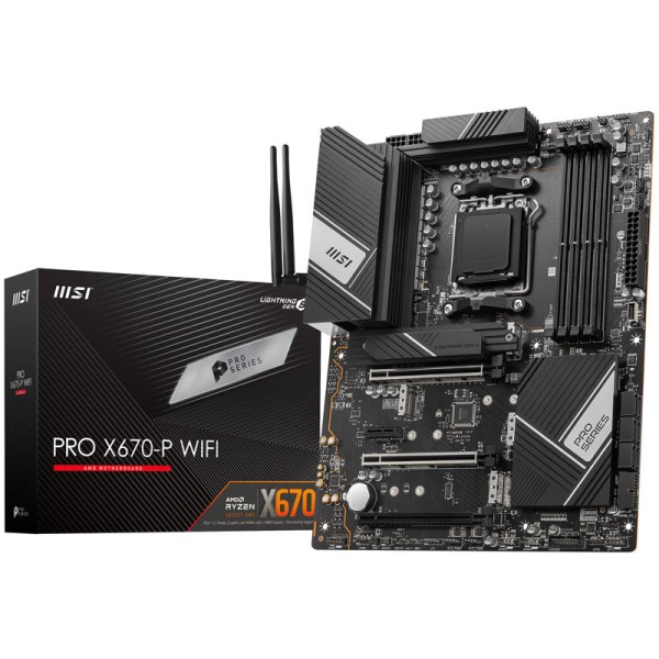 MSI Pro X670-P Wifi DDR5 Mainboard