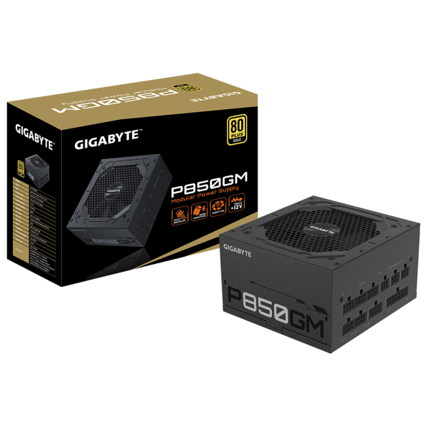 Gigabyte GP-P850GM - 80 PLUS Gold - modular - 850 Watt