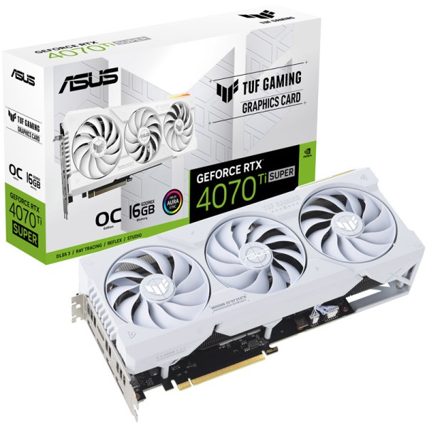 ASUS GeForce RTX 4070 Ti Super TUF O16G OC White